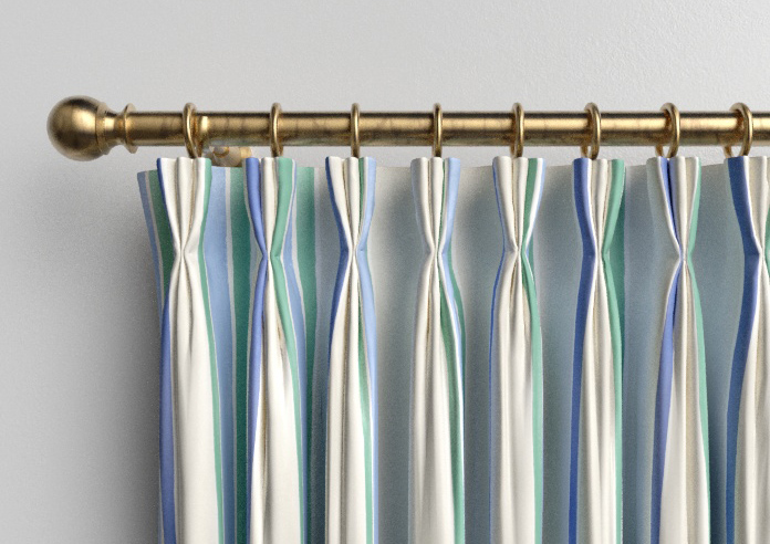 Bluebellgray Seaside Stripe, Atlantic - Made to Measure Curtains - Image 11